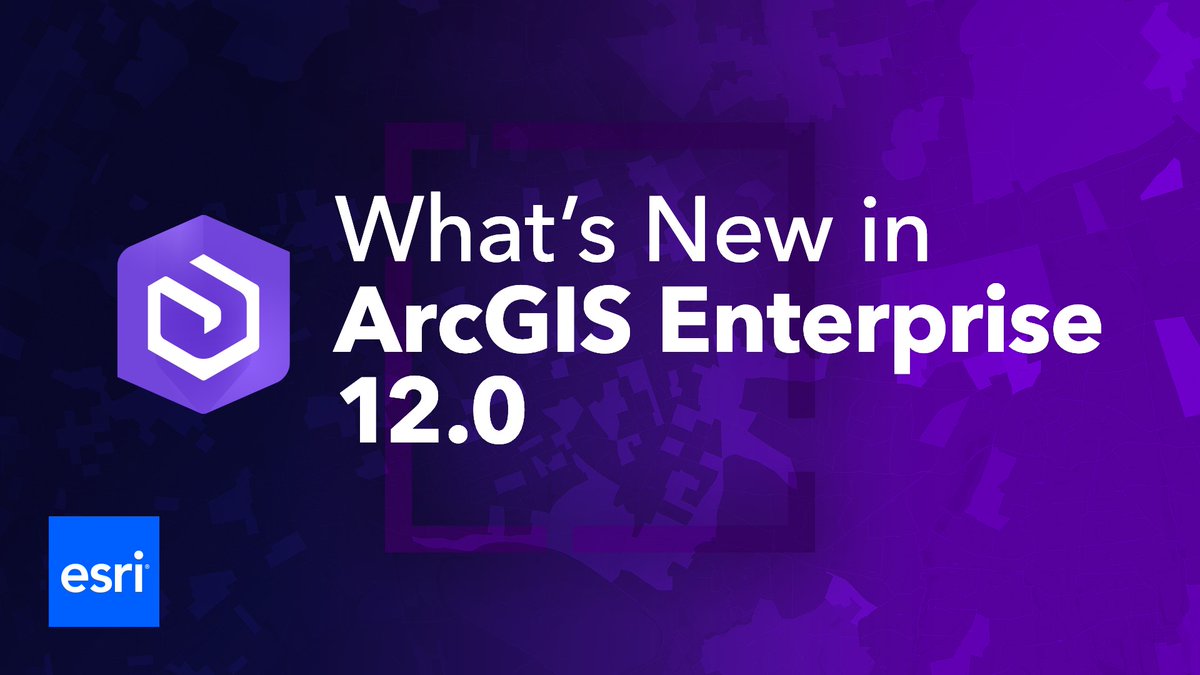 ArcGISXprise's tweet image. Introducing #ArcGISEnterprise 12.0! This short-term support release brings advancements in power, performance, and observability, introducing the next generation of self-hosted GIS on Windows and Linux.

Explore the release ➡️ ow.ly/uZx550XtOOF