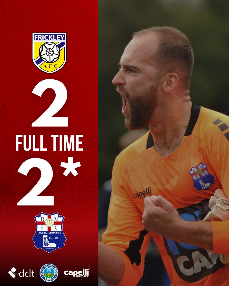 🎩 𝗥𝗢𝗦𝗦𝗢 𝗜𝗡𝗧𝗢 𝗧𝗛𝗘 𝗛𝗔𝗧 

Equal after 90 minutes saw shot-stopper  Jordan Greaves steal the headlines in sudden death of penalties scoring his and saving Frickley’s sudden death penalty number six as Greg Young’s side advance in the <a href="/SHCFA/">Sheffield & Hallamshire County FA</a> Senior Cup!

#UpTheRosso