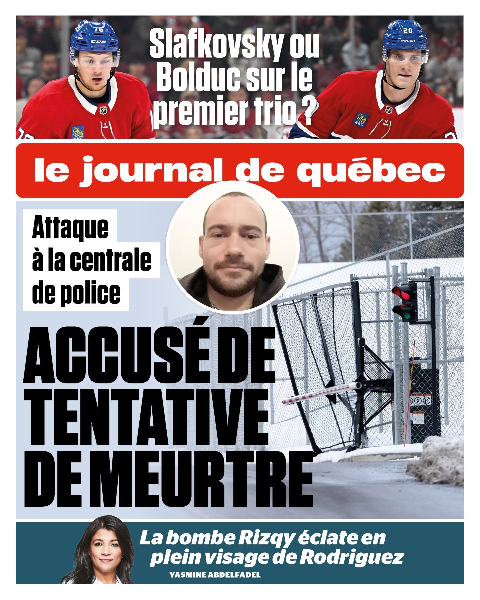 Voici notre une du soir en ce 18 novembre 2025! Pour vous abonner à nos infolettres, c’est ici: journaldequebec.com/infolettres