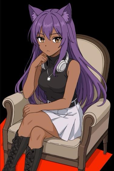 DJ Violet Black 🟪⬛. Another natural art made by a follower
