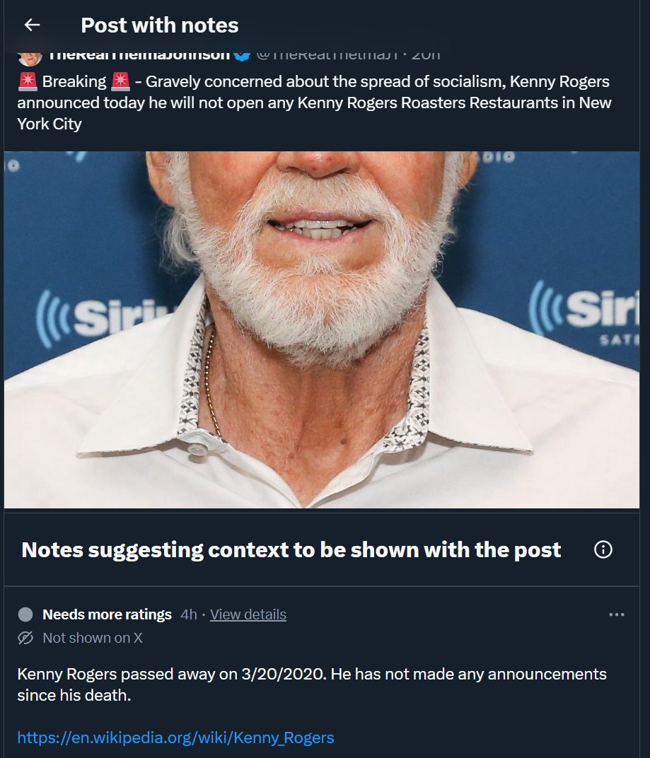 drolkrad_ehT's tweet image. One of the classic community notes. #CommunityNotes
@CNviolations