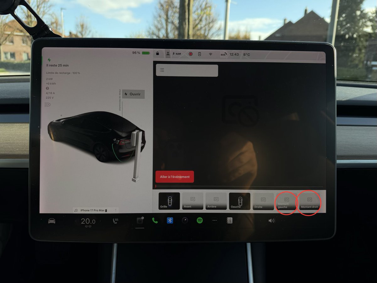 FullGridMode's tweet image. Really happy to see @Tesla giving some love to MCU2 (Intel) even before the Holiday Update in 2025.44 🤯 Also noticed a bug where the dashcam viewer briefly shows B-pillar views with no footage before disappearing. Hope this feature actually drops in the future!