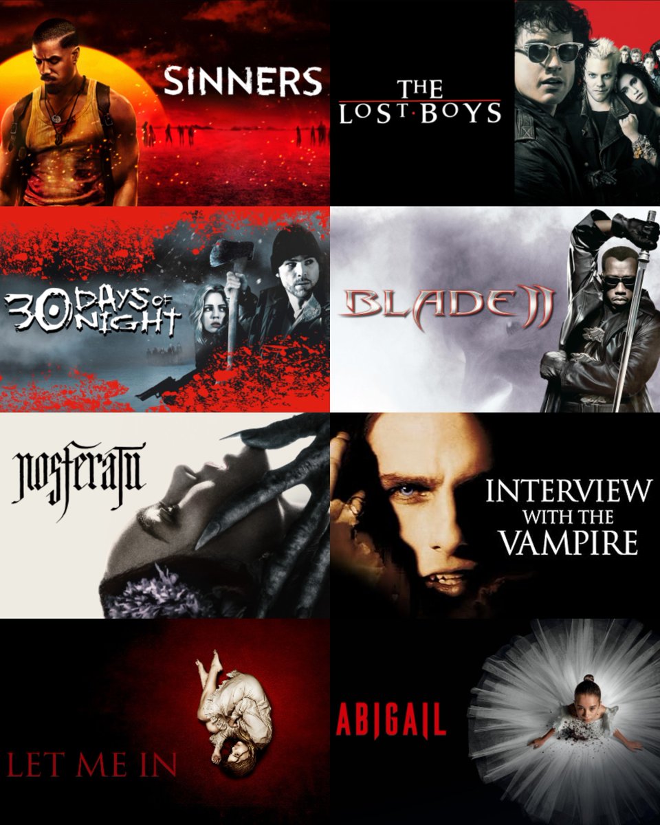 BeAfraid_horror's tweet image. Pick 3 Vampire Movies 🦇