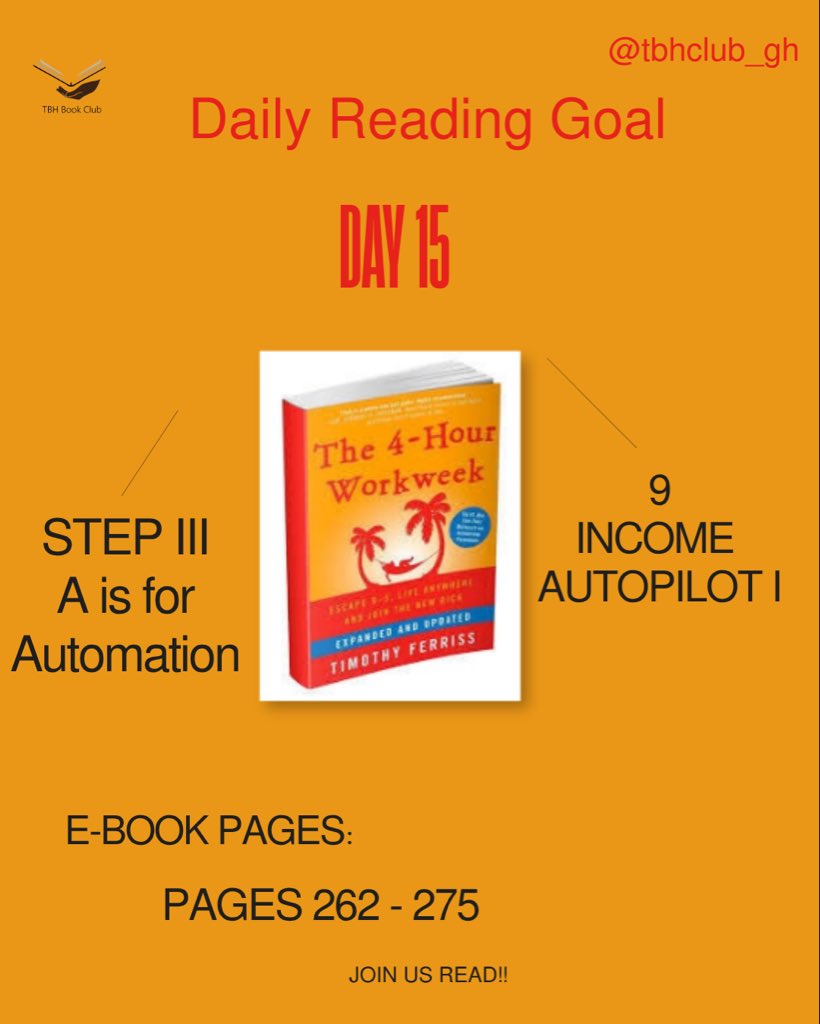 TBHClubgh's tweet image. Day 15/30……….We are reading! 

Join the community of readers at TBH Book Club. We are raising visionary leaders for Africa through reading and mentoring.
#bookclub #readingclub #personaldevelopment #personalgrowth #Mindset #vision  #tbhbookclubgh.