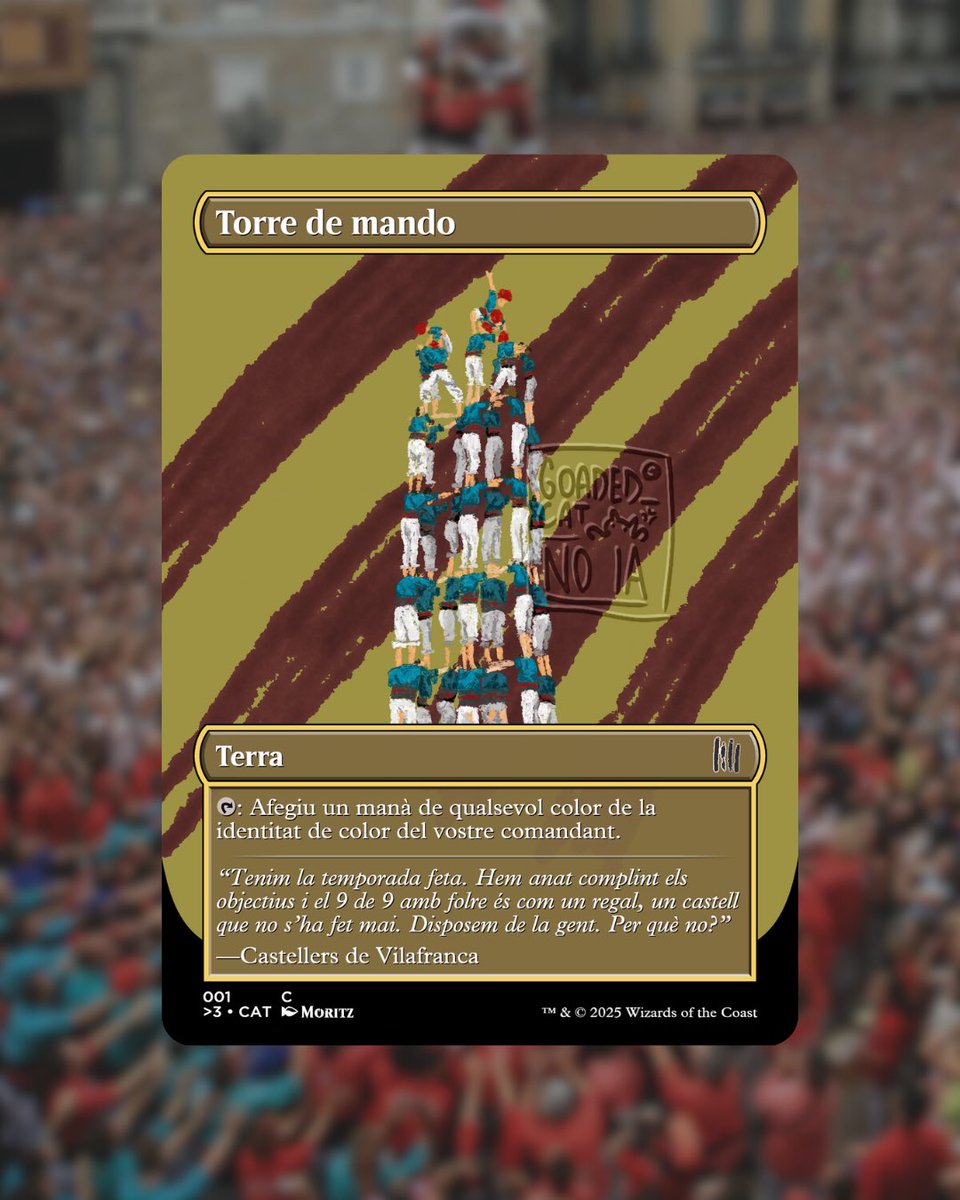 ho pujo aquí també per tenir-les recopilades i amb bona qualitat ^^
Command Tower - Castellers de Vilafranca i el seu 9 de 9 amb folre