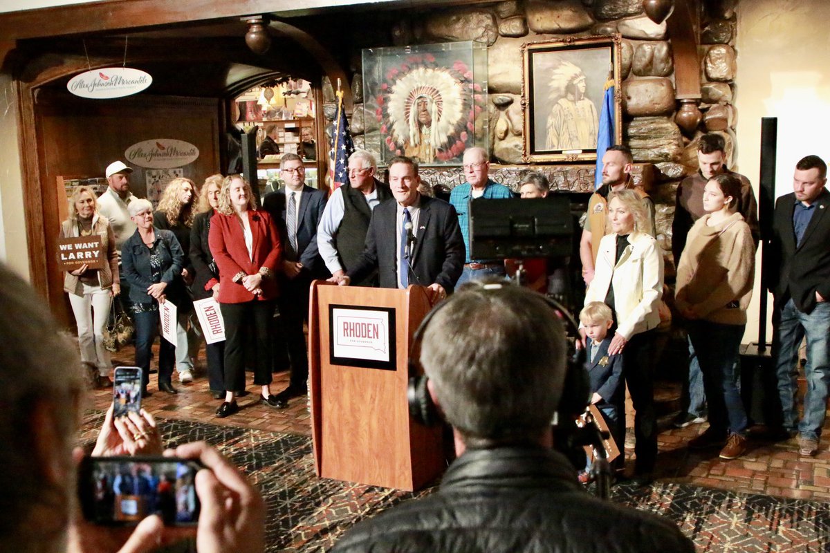 In South Dakota, we build for the future — we build to last.

I’m running for a full term as Governor. I will remain focused on keeping our state strong, safe, and free — on doing the people’s work. Because when I’m working, South Dakota’s winning.