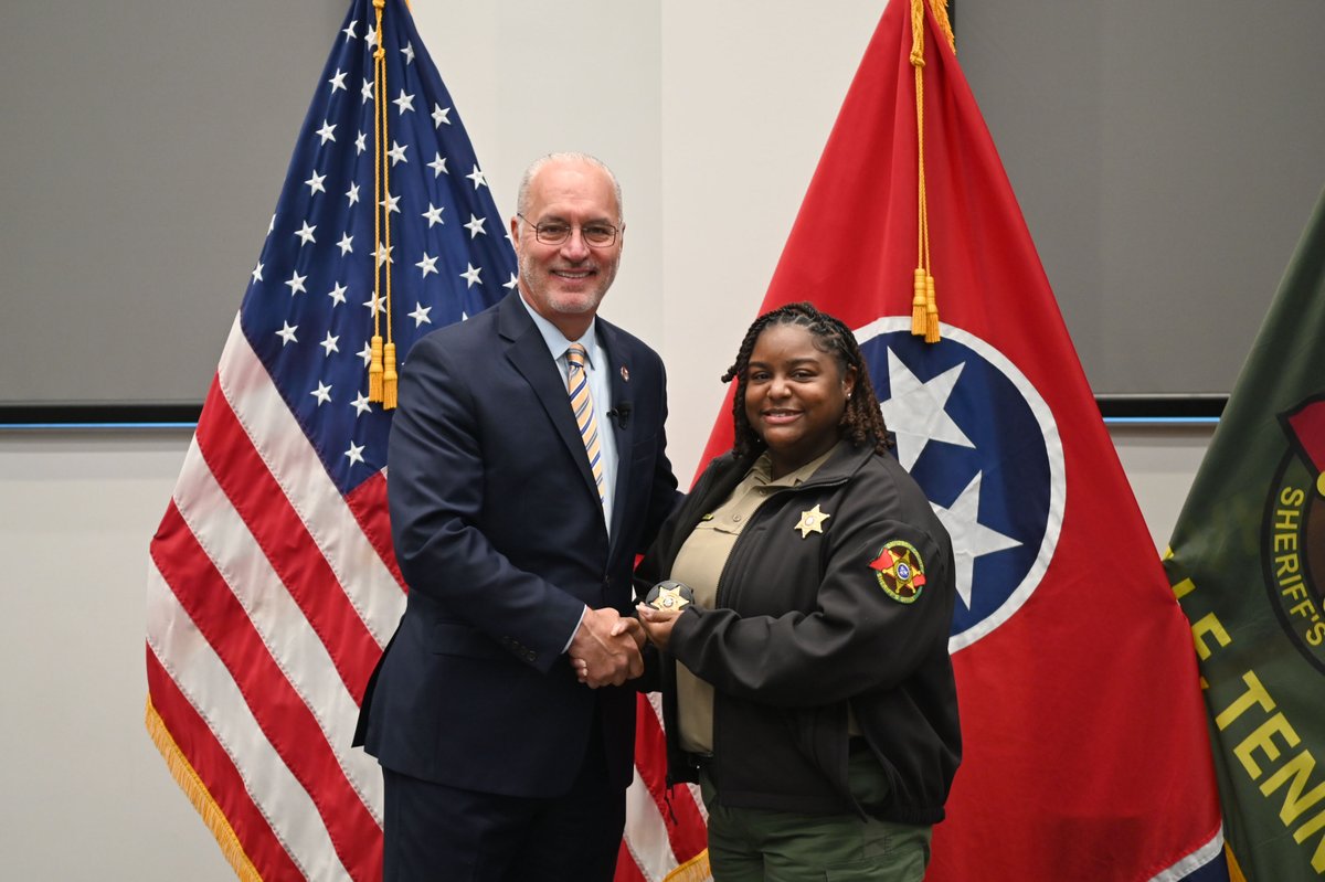 Excited to welcome <a href="/NashSheriff/">Nashville Sheriff</a> newest security officers and support staff. Each employee received their official badge and were sworn-in, marking their commitment to serving and protecting our community.