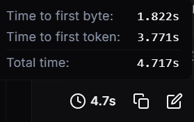 NagaAIProject's tweet photo. Minor Updates Live:

- Chat Playground now displays reasoning chains from reasoning models
- TTS API (/v1/audio/speech) supports response_format - choose mp3, opus, aac, flac, wav, or pcm
- Response metrics now visible in Playground (TTFT, Process TIme) https://t.co/jNdR7rcf9X