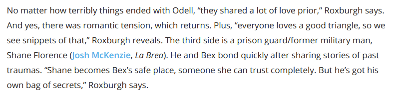 zekaelas's tweet photo. [02.03.25] Melissa Roxburgh via TV Insider:

"Shane becomes Bex’s safe place, someone she can trust completely."

― https://t.co/6jvjJiLbHY https://t.co/c5NO9JOHrF