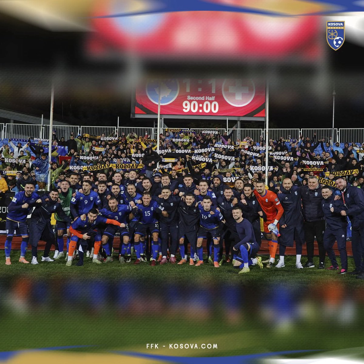 NOCKOSOVO's tweet image. PROUD OF YOU 🇽🇰

The dream for World Cup 2026 lives on! We continue the journey through the Play Off 

Good luck!

#WC2026 #FIFAWorldCup