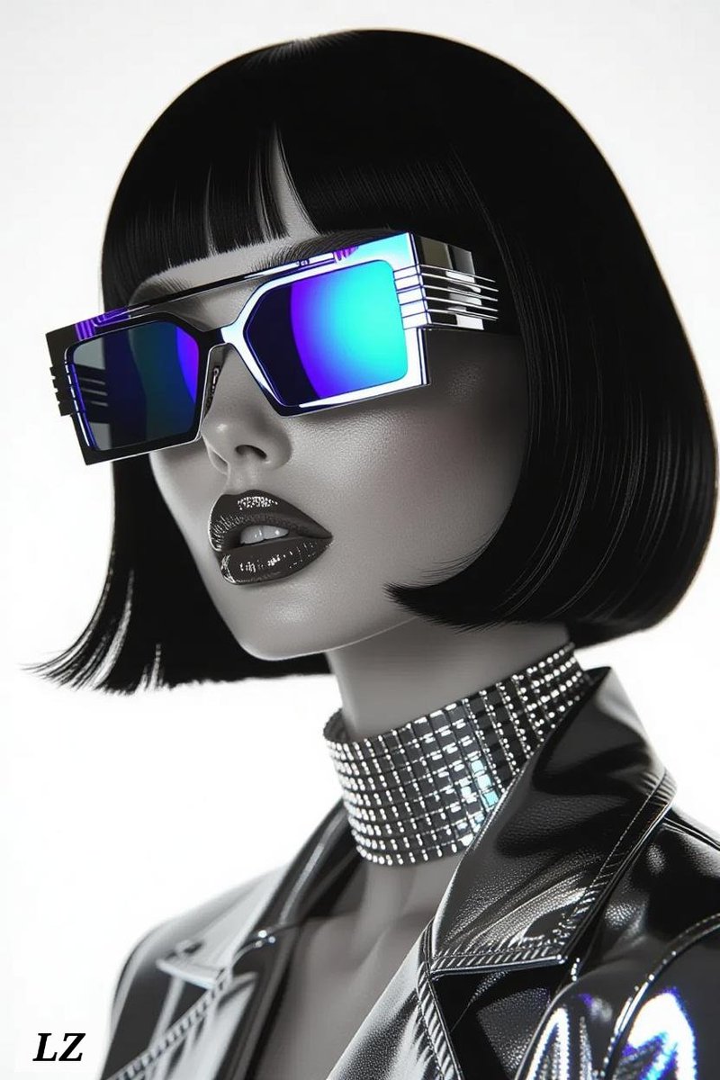 🕶 GLASSES CHALLENGE 👓

Look alive artists...
Theme: GLASSES 

Cyberpunk mirror shades • shattered holographic lenses • Victorian gold • neon rave visors • steampunk goggles with gears turning • baroque monocles on vampires • tiny spectacles on cats • galaxy-reflecting AR