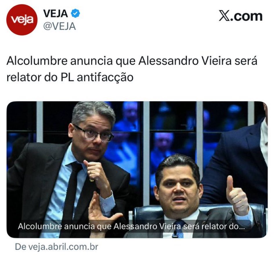 Hugo Mamatta pediu pra passar esta vergonha quando o PL Antifacção chegar ao Senado.
E vai passar!