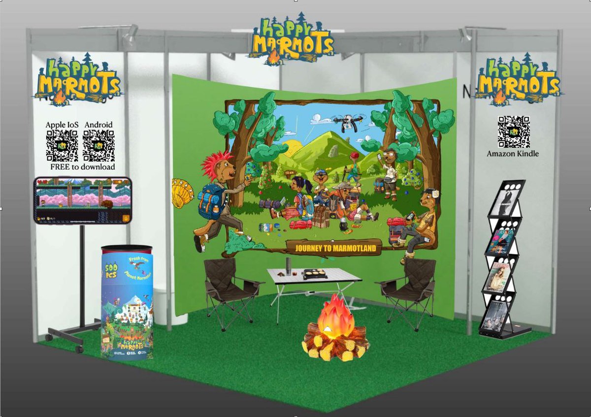 happy_marmots's tweet image. Everything starts with a simple mock-up, even our upcoming event booth.

So, take a look at the initial (rough) idea for our event booth. 💪

Can&apos;t wait to get to the point where something similar becomes reality

#HappyMarmots
