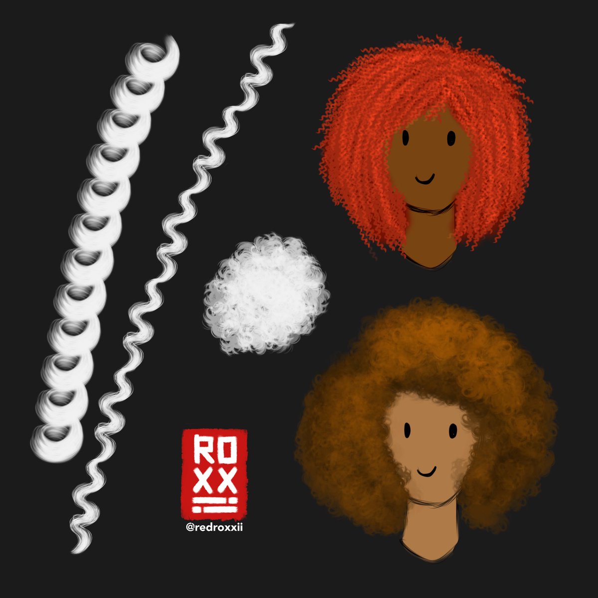 redroxxii's tweet image. CRIEI BRUSHES!!!! 🥺🖤
#Procreate