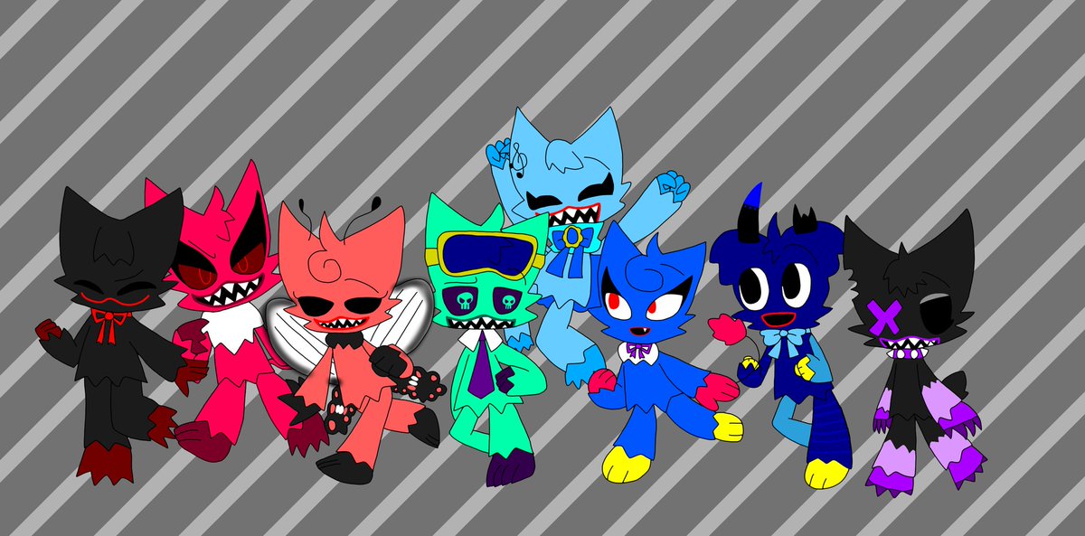 oc】 🔪♦️🦋🥽🎼❣️🛩️🎸 #Huggywuggyoc