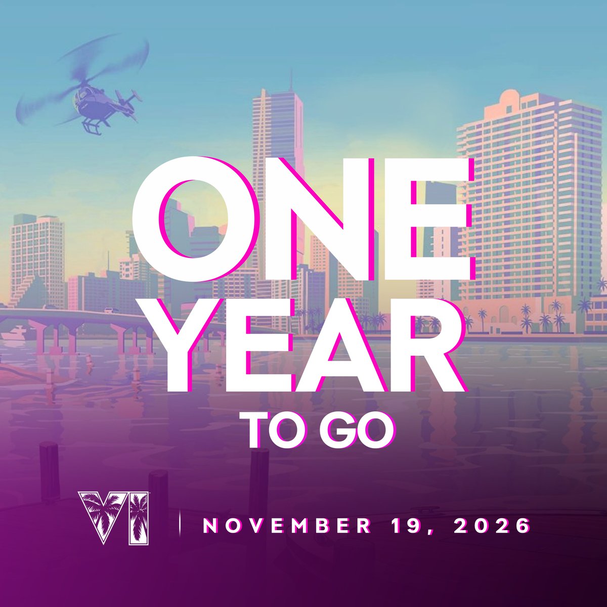 videotech's tweet photo. "The only way we’re gonna get through this is by sticking together."

Now just one year remains until the official debut of Grand Theft Auto VI on PS5 and Xbox Series X|S!🌴 https://t.co/dXyFBI8KLT