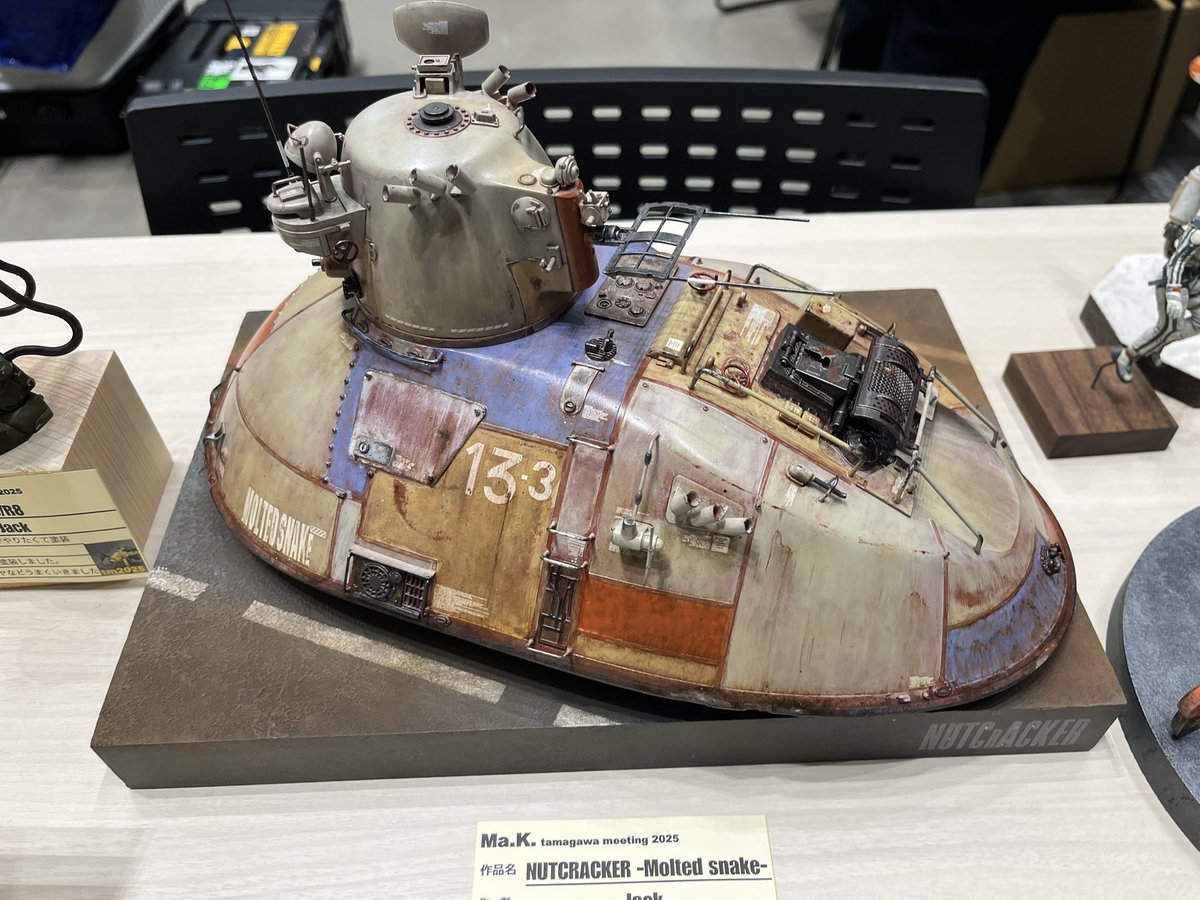 katoya01's tweet image. #タマミー2025 
スタッフとして大変お世話になりました&amp;amp;ありがとうございましたのJACKさんナッツロッカー‼︎
@ModelingJack 
このカラーセンスにヤラレマシタ‼︎
カッコイイ‼︎