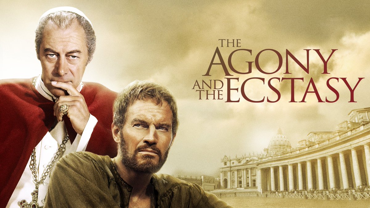 EllroyReader's tweet image. This film would have been a lot shorter and more entertaining if Michelangelo simply took one look at the ceiling of the Sistine Chapel, sucked in the air through his teeth and said, &apos;Big job, this.&apos; 🎨