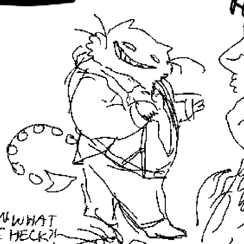 CathChicken's tweet image. Take a wild guess who I drew today