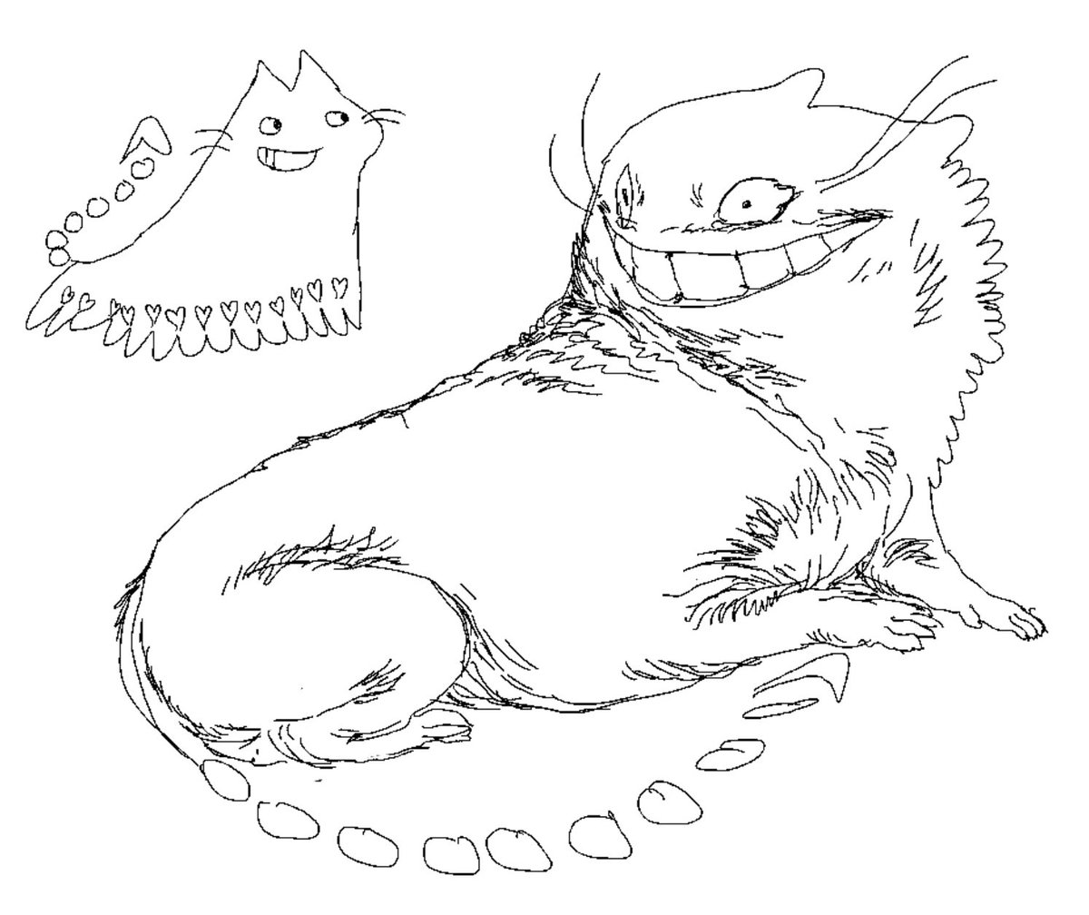 CathChicken's tweet image. Take a wild guess who I drew today