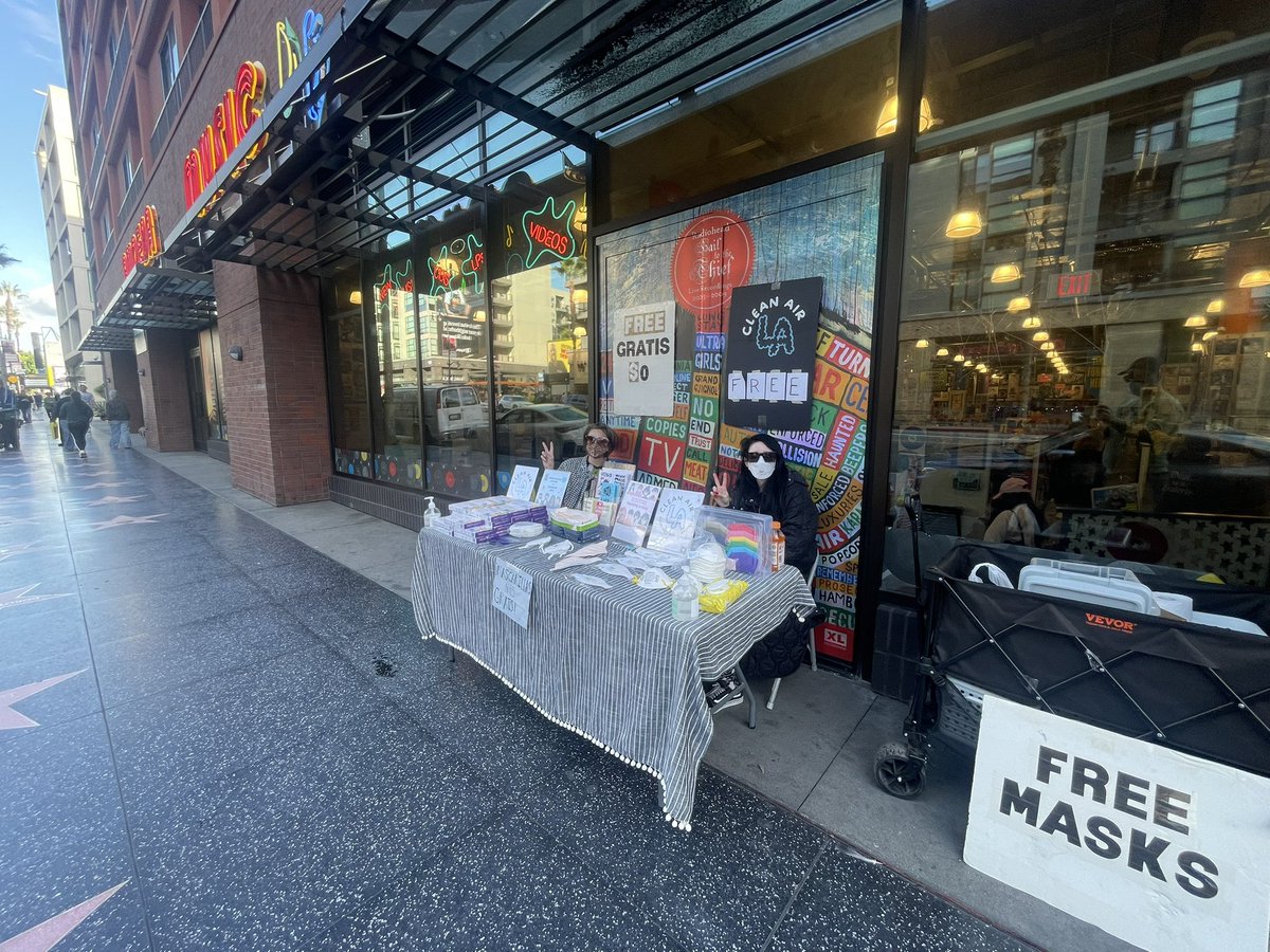 We’re setup on Hollywood today in front of <a href="/amoebamusic/">Amoeba Music</a> distributing some tools to make your holiday healthier.