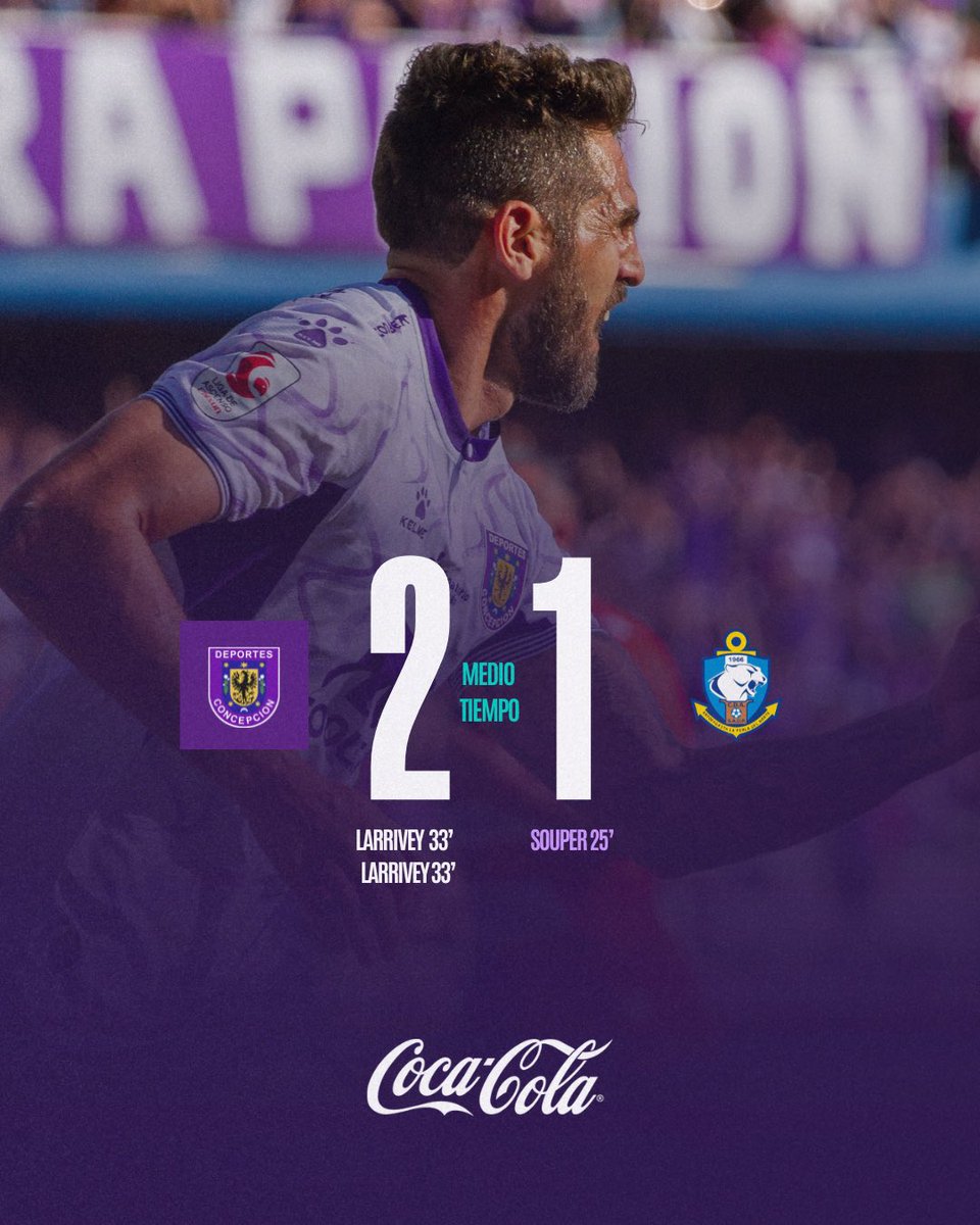 elconce_cl's tweet image. ⏸️ Termina el primer tiempo en Collao.

#Concepción 2-1 #Antofagasta

#EsoQueNosUne 💜 #LigadeAscensoCaixun