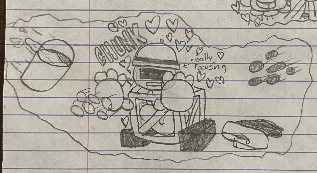 ryder1stPrizeBF's tweet image. day 46 of drawing first prize until i get his makeship plushie #baldisbasics #baldisbasicsplus #firstprize 

day 46: camping!