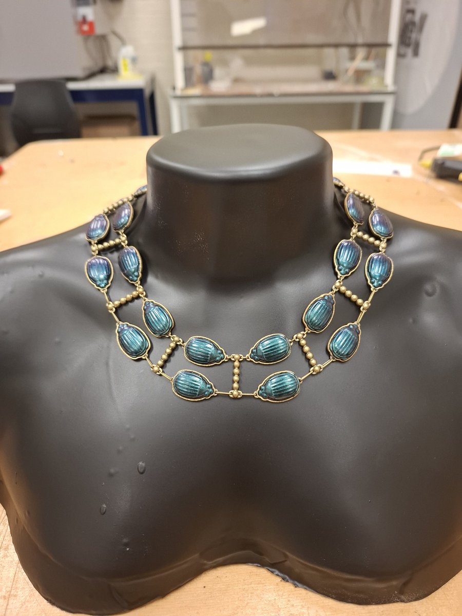 Chart_666's tweet image. Inspired by the new Frankenstein film, I had to have a go at making a replica of the beetle necklace.
#Frankenstein @RealGDT @FrankensteinGDT