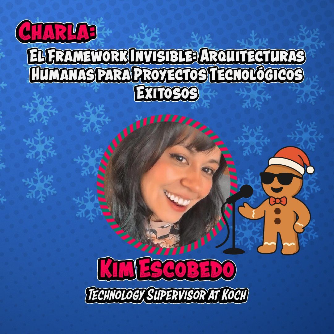 posadev's tweet image. Kim Escobedo habla del framework invisible: pensamiento crítico, comunicación y colaboración como la arquitectura humana que impulsa proyectos tech exitosos.