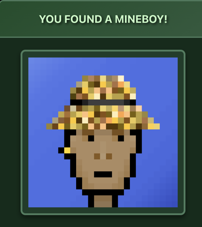 Huh? How did i get so much gold, that my whole hat is golden? I just staked few mineboys from the <a href="/mineboy_app/">MineBoy</a> mate...