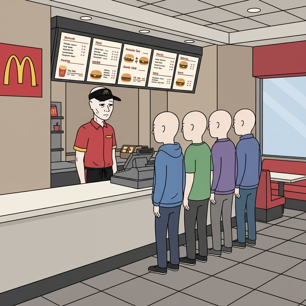 mcguy_sol's tweet image. $MCGuy is back at McDonald’s… sad! 😢

But don’t worry, he’ll be taking on SOL very soon! ⚡🔥

#solana #sol #btc #trenches #trading #crypto