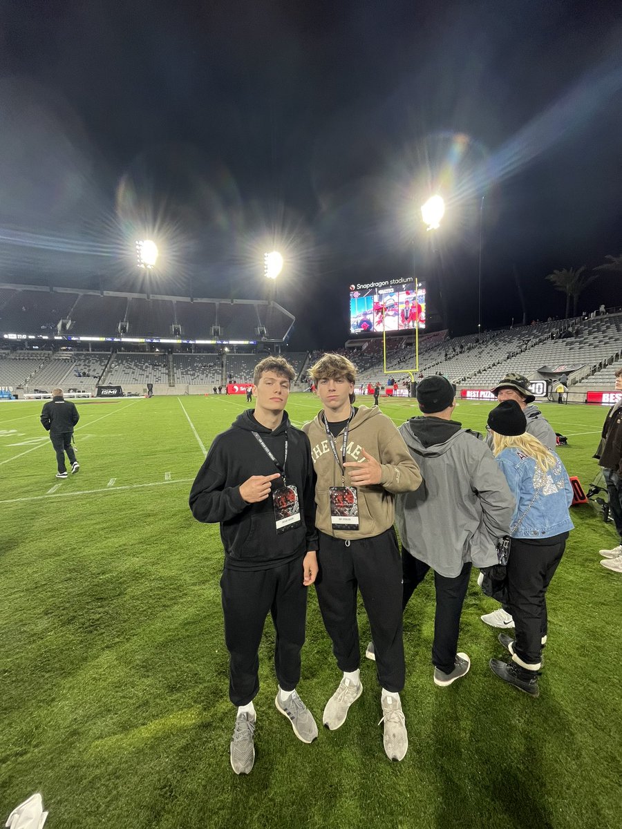 Watched <a href="/AztecFB/">San Diego State Football</a> play Boise State on Saturday! Thank you <a href="/SeanDillonSDSU/">Sean Dillon</a> for the invite! <a href="/SticklerDov/">Dov Stickler</a> and I had a great time!