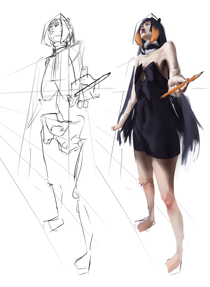 would be soo much easier if I wasn't scared of using references like they murdered my pet turtle I never had

#inART