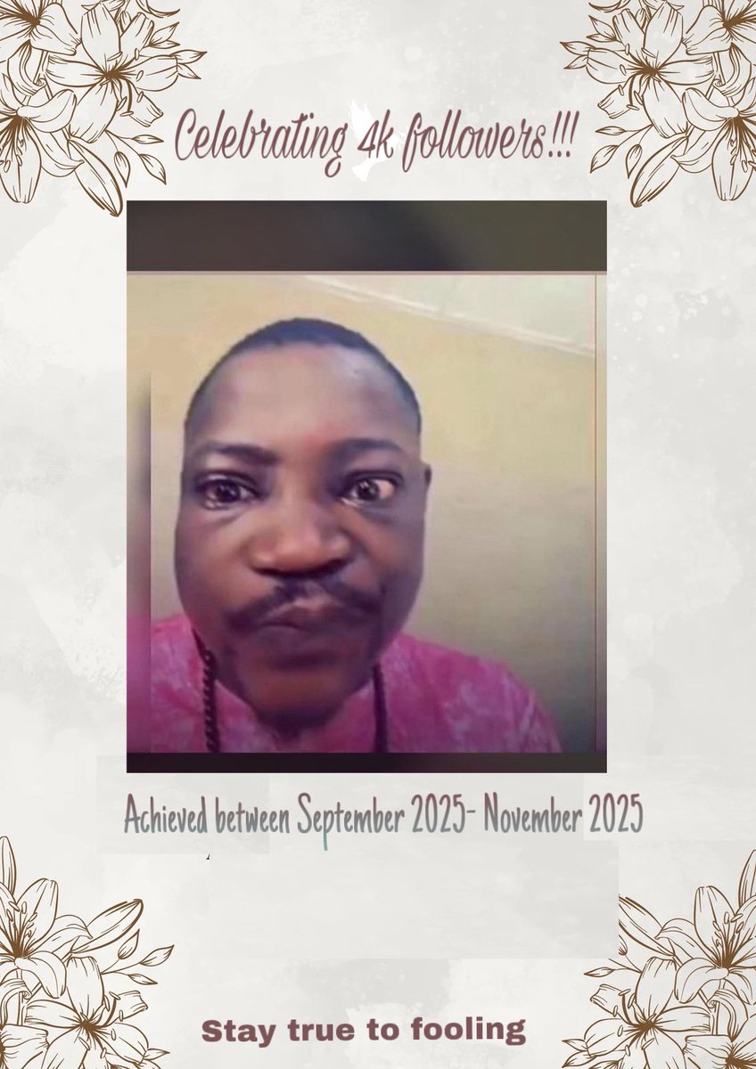 Mightyismyname's tweet image. 4k followers finally🎊🥳🎉
Firstly I wanna thank my mom and dad for making this possible , I also wanna thank my mutuals for believing in me, and I specially thank myself for the consistency ❤️ this would not have been possible without me and y’all🥹❤️