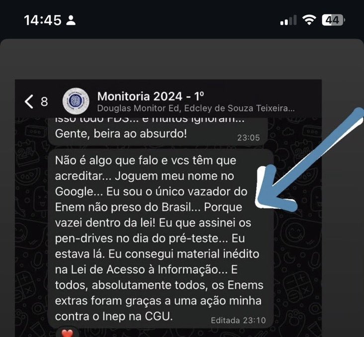 passaram detector de metal ate no meu rabo p ver se tinha algo, tinha escrito bem grande no quadro que fraudar a prova é crime, e mesmo quando o cara ADMITE que fez, não tem consequências 
fraude só é crime e desclassifica quem não tem as costas quentes, né? 

#ANULAENEM