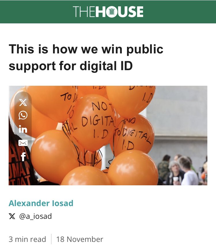 🤥🤥🤥

“Most importantly, we need to show that digital ID is there to help each one of us, not the government.”