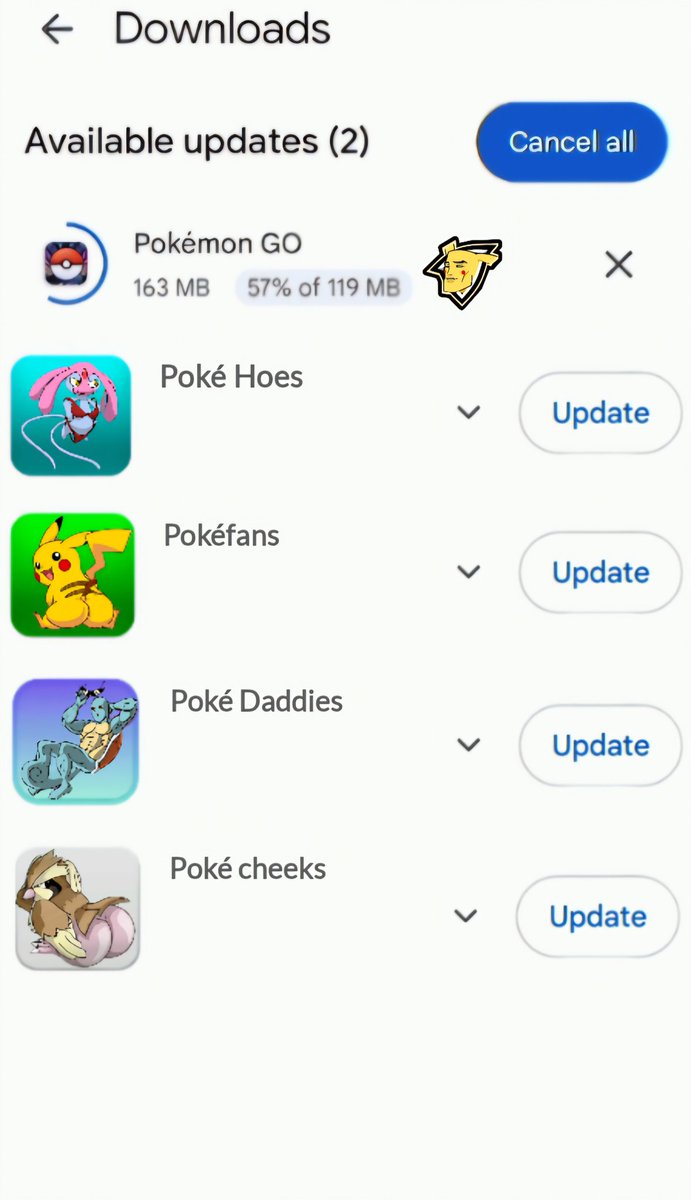 RaspberryWeiner's tweet photo. New #PokemonGO update is now avaliable.. 👀 https://t.co/rsBQoyXl94