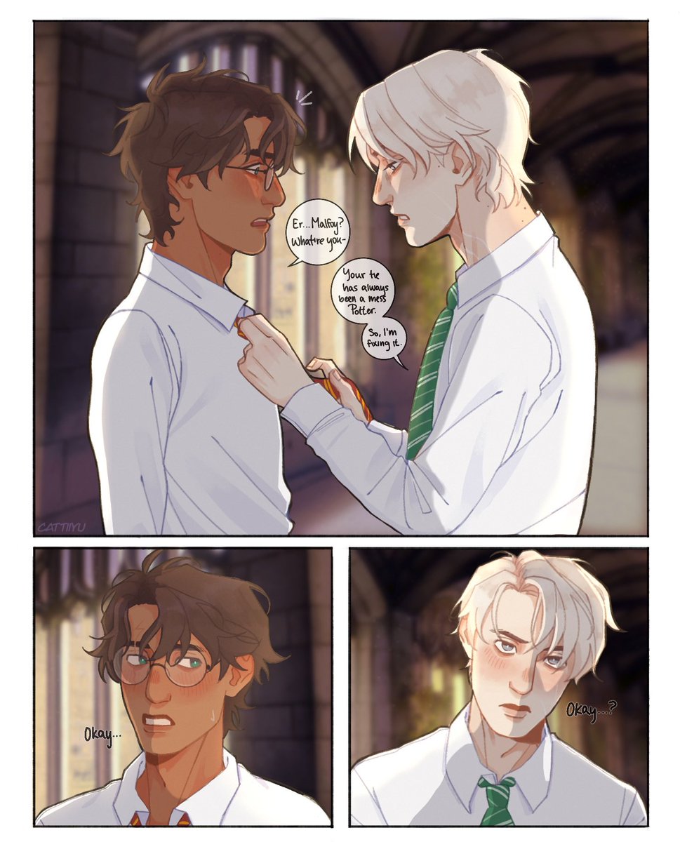 cattiiyu's tweet image. personal space
#drarry