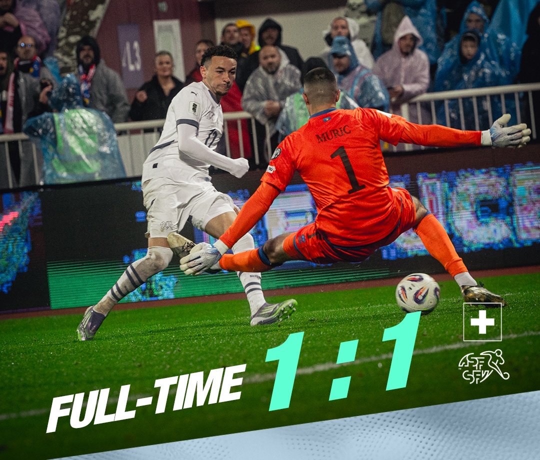 🌏 Minutos para Vargas y Sow. Ambos fueron titulares con Suiza en el empate final ante Kosovo (1-1) El gol suizo fue obra de Rubén Vargas (47') tras asistencia del también sevillista Sow.

Vargas fue sustituto en el 69' por Rieder, mientras que Sow lo hizo en el 89' por Fassnacht