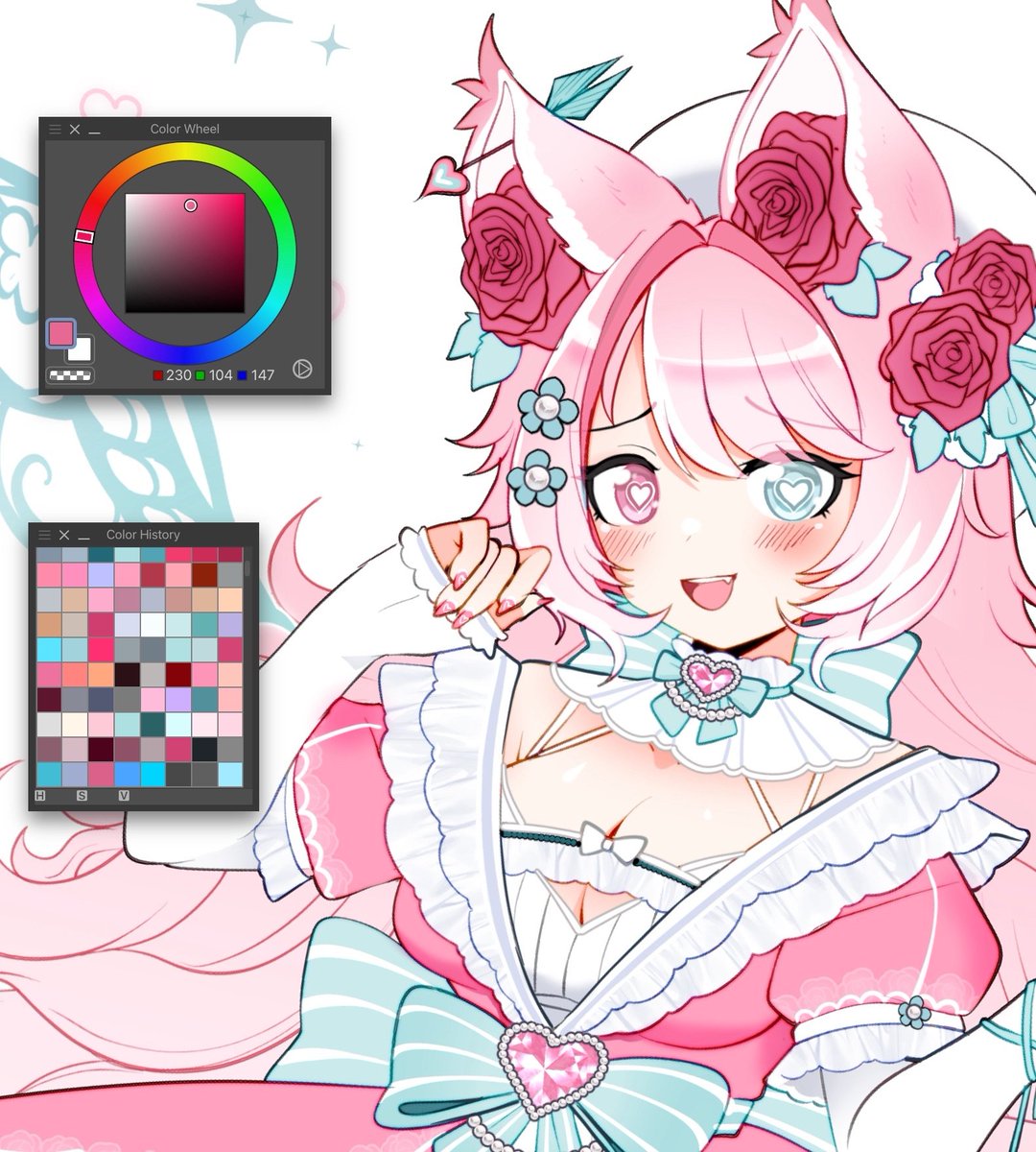 Pur_Orange's tweet image. The blessing of love ❤️ :3