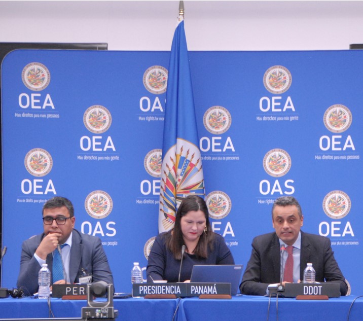 At #GELAVEX, @OAS_DDOT launches the CLADOT Project — an initiative to strengthen regional cooperation and the capacities of member states in anti-money laundering (AML) and combating transnational organized crime. The project will be implemented in Peru
#OAS #GELAVEX #AML