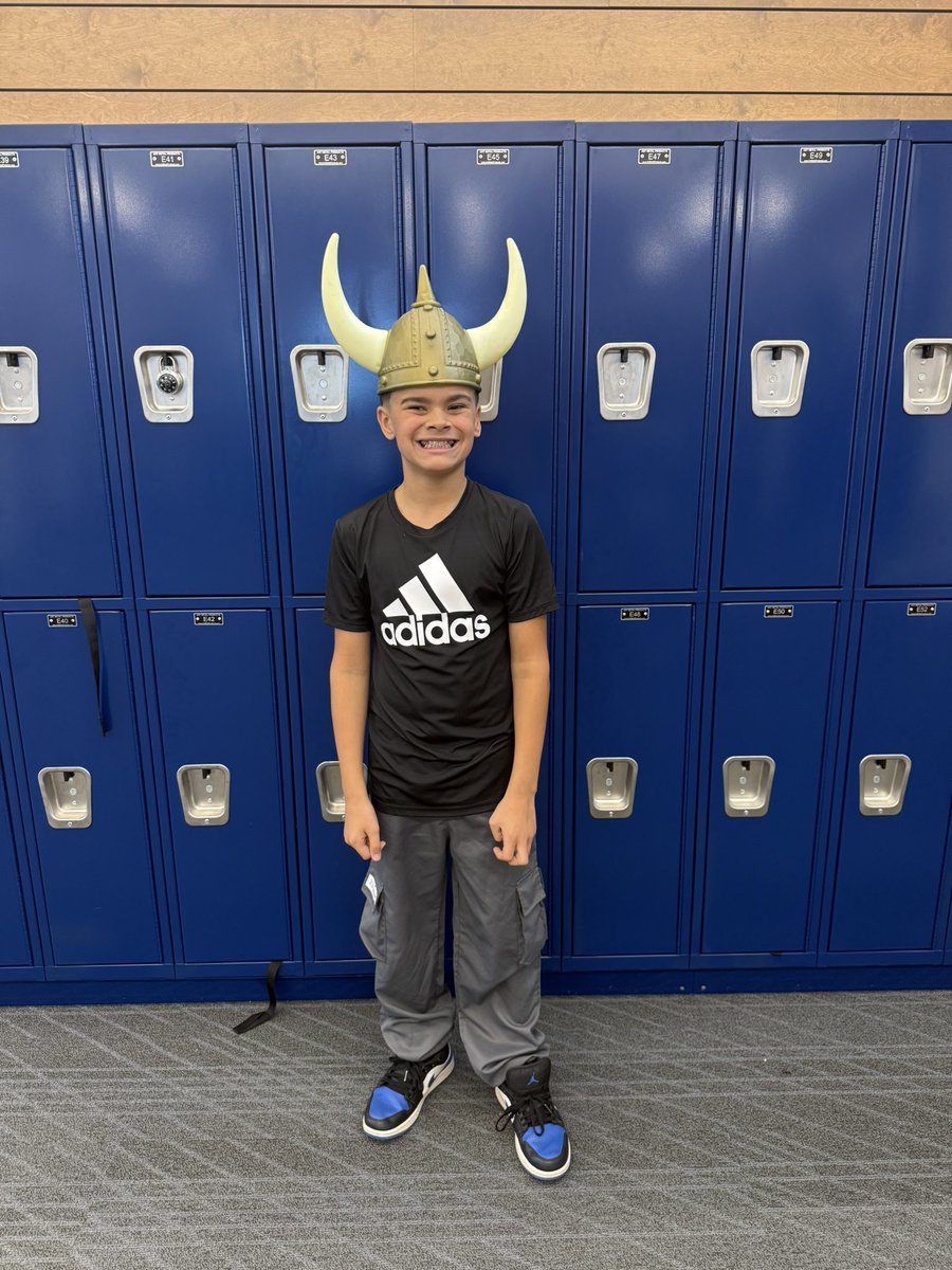 Congratulations to Danny Gibson! He is the 7th Grade Vikings Student of the Week! Danny comes to class each day with a smile and a great attitude! We appreciate his enthusiasm and willingness to try and work through challenging tasks! 👏👏