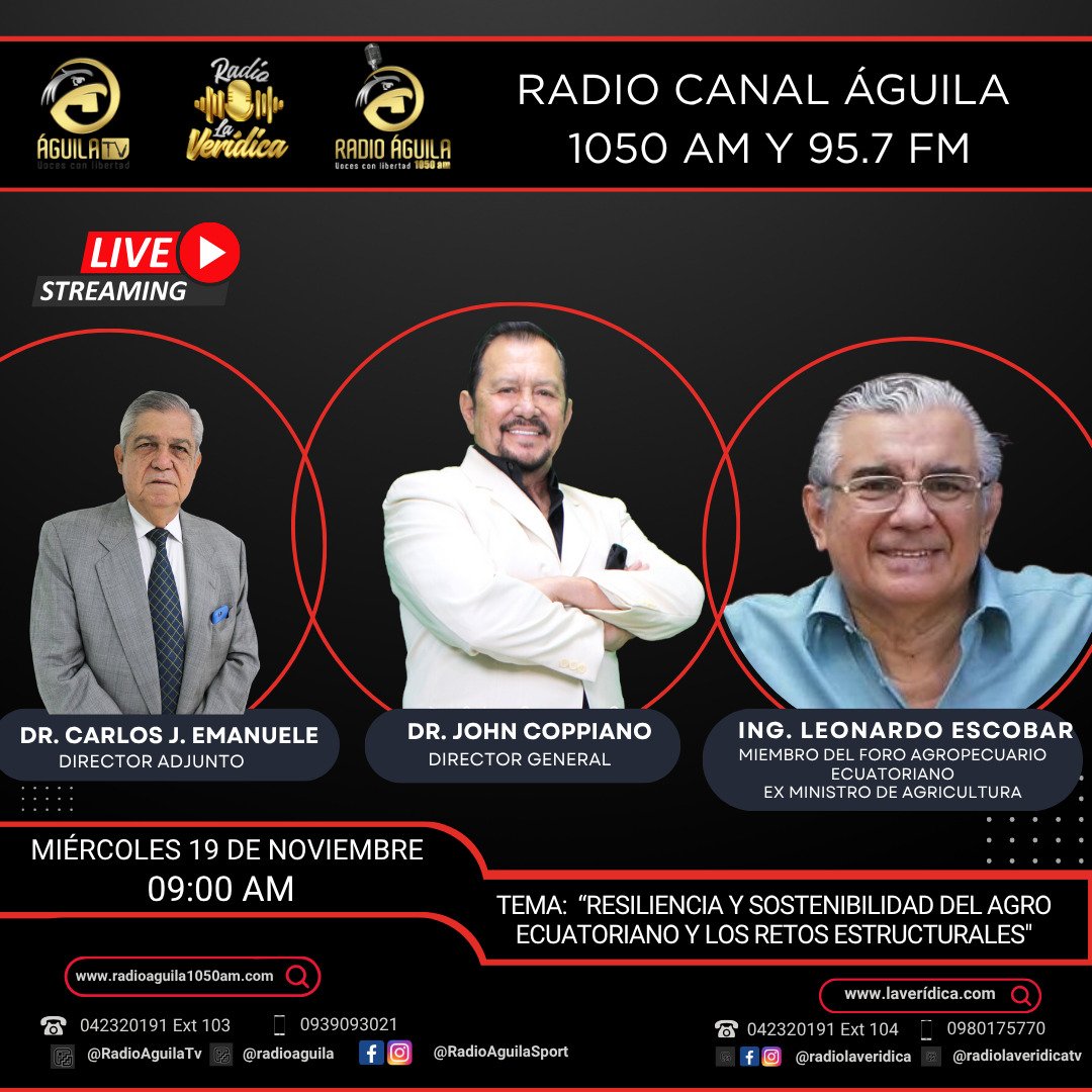 <a href="/alberto_dahik/">Alberto Dahik</a> <a href="/annabellazinok/">Annabella Azín de Noboa</a> <a href="/AProductivos/">Actores Productivos</a> <a href="/CARLOSJULIOEMAN/">CARLOS J. EMANUELE</a> <a href="/CarlosVerareal/">Carlos Vera</a> <a href="/DanielNoboaOk/">Daniel Noboa Azin</a> <a href="/eizuriet/">Eduardo Izurieta S.</a> <a href="/El_Prensero/">El Prensero</a> <a href="/EmmaV_R/">Emma Villavicencio Ruilova💙</a> <a href="/fabriciovelav/">Fabricio Vela</a> <a href="/GaloLaraY/">Galo Lara Y.</a> <a href="/kerlyfl/">Kerly</a> <a href="/PABLOJIJON/">PEDRO PABLO JIJÓN</a> <a href="/nismopower00/">Gian Carlo Antunez</a> <a href="/LaPosta_Ecu/">La Posta</a> <a href="/ladataecu/">ladataecu</a> <a href="/KevinPinargote/">Kevin Pinargote</a> <a href="/vmestanza59/">Victor Mestanza A.</a> <a href="/PichiCastroD/">Dr. Guillermo Castro Dáger</a> <a href="/Franklintorrelo/">Franklin Torres</a> <a href="/AneCSF/">AneCSF</a>