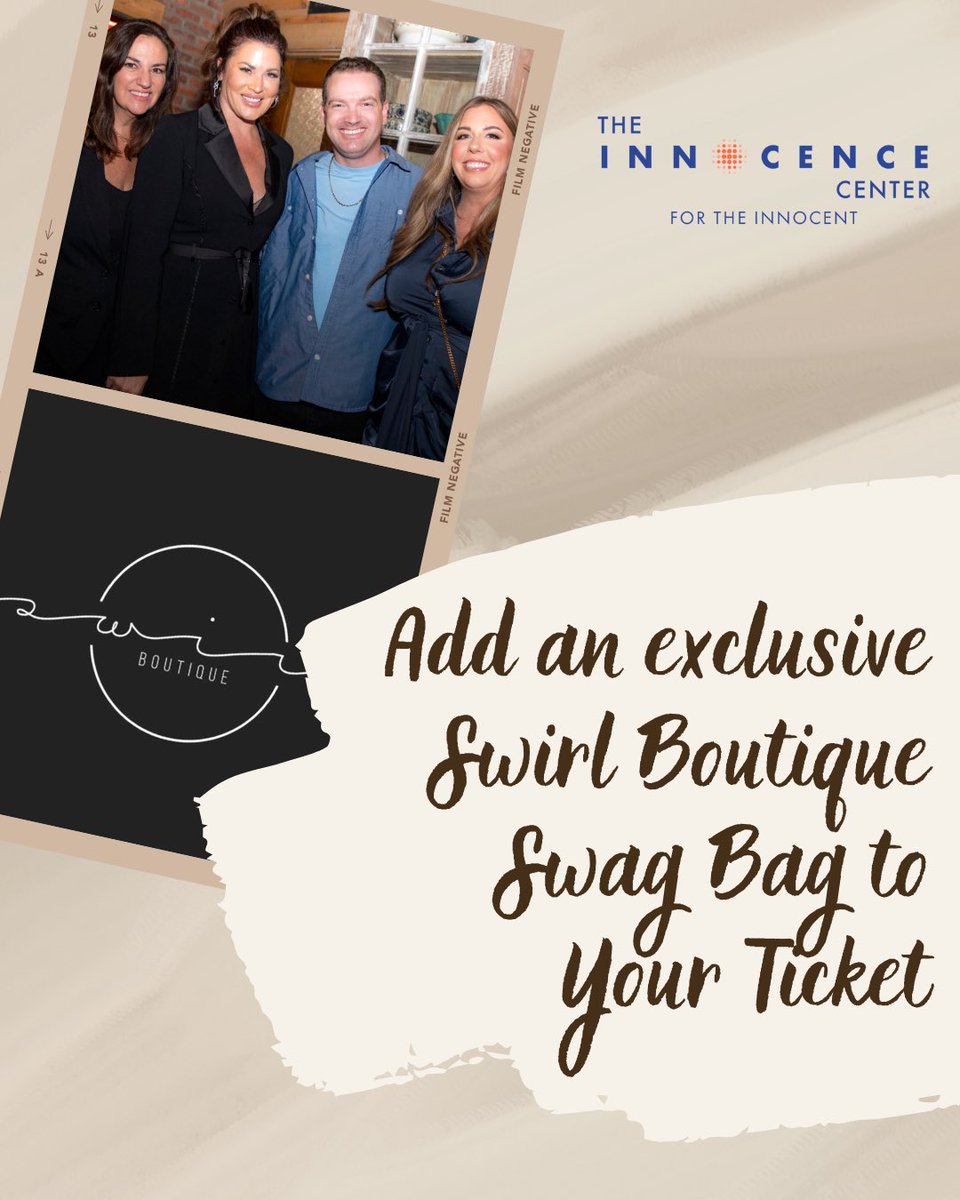 ✨🎁 Add a Swirl Boutique Swag Bag to Your Ticket! Headed to our RHOC Reunion Screening? Don’t miss the chance to upgrade your night with an exclusive Swirl Boutique Swag Bag — available as a $100 add-on, with 100% of proceeds supporting TIC! 

givebutter.com/TIC-RHOC-Reuni…
