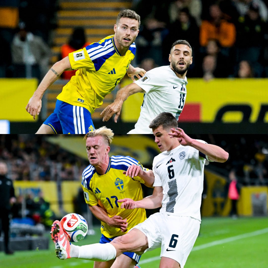LUFC's tweet image. 🇸🇪🇸🇮 Jaka Bijol captained Slovenia to a 1-1 draw against a Sweden side featuring teammate Gabriel Gudmundsson in Stockholm
