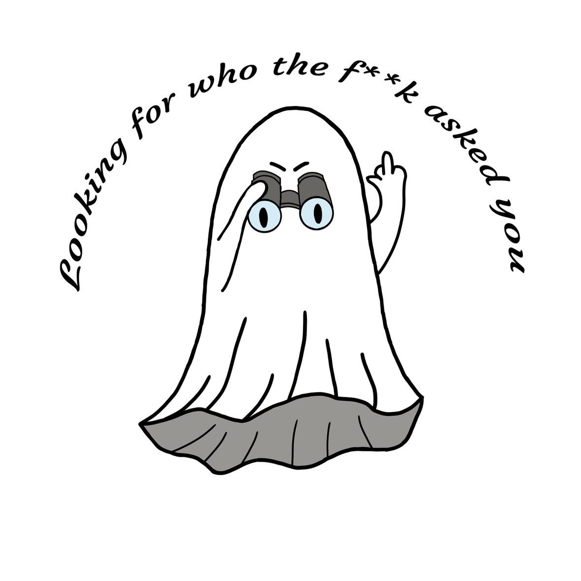 CozyCryptGaming's tweet image. Ghosties, I need your help 👻
I made two versions of my “Looking for who the f**k asked you” ghost design and I cannot decide which one’s going in the shop.
Which one do you like better?
#ArtistOnX #SmallBusiness #StickerDesign #IndieArtist #ArtCommunity