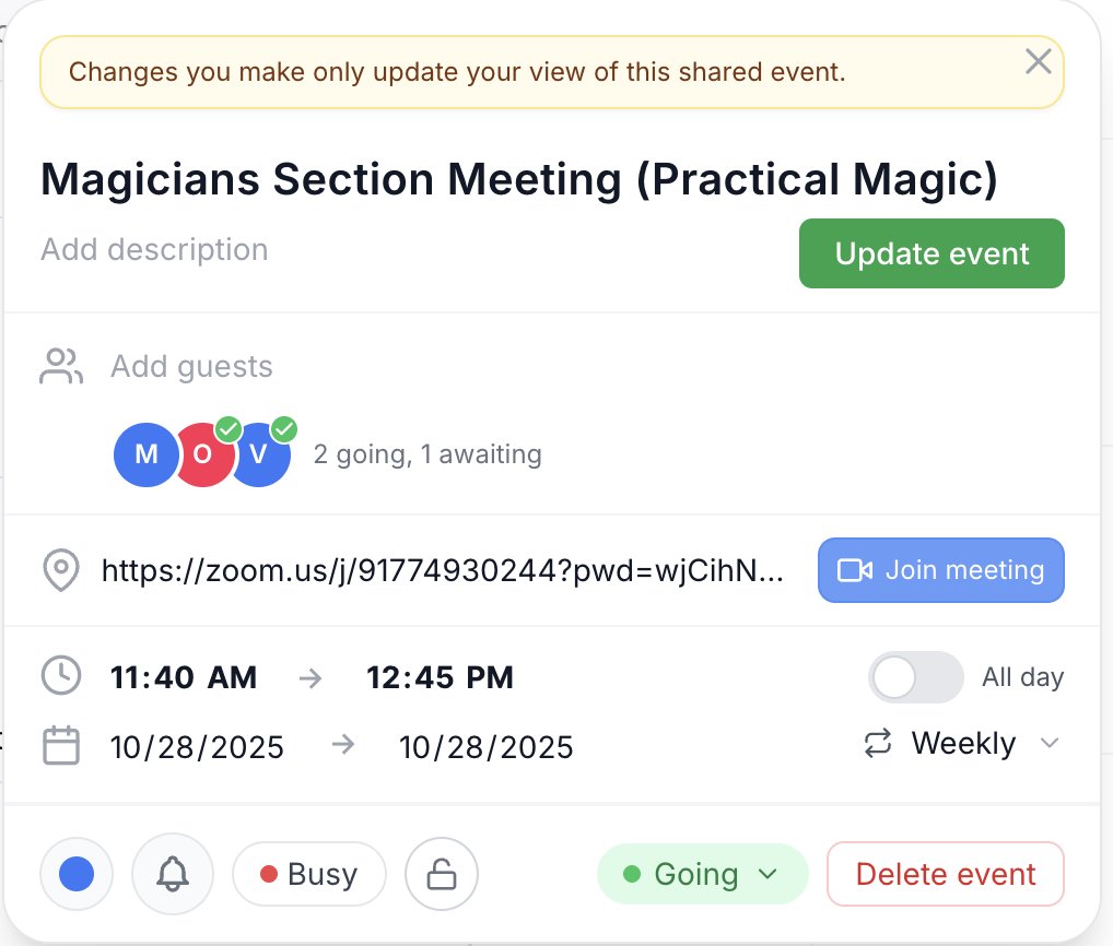 trychronos's tweet image. event modal