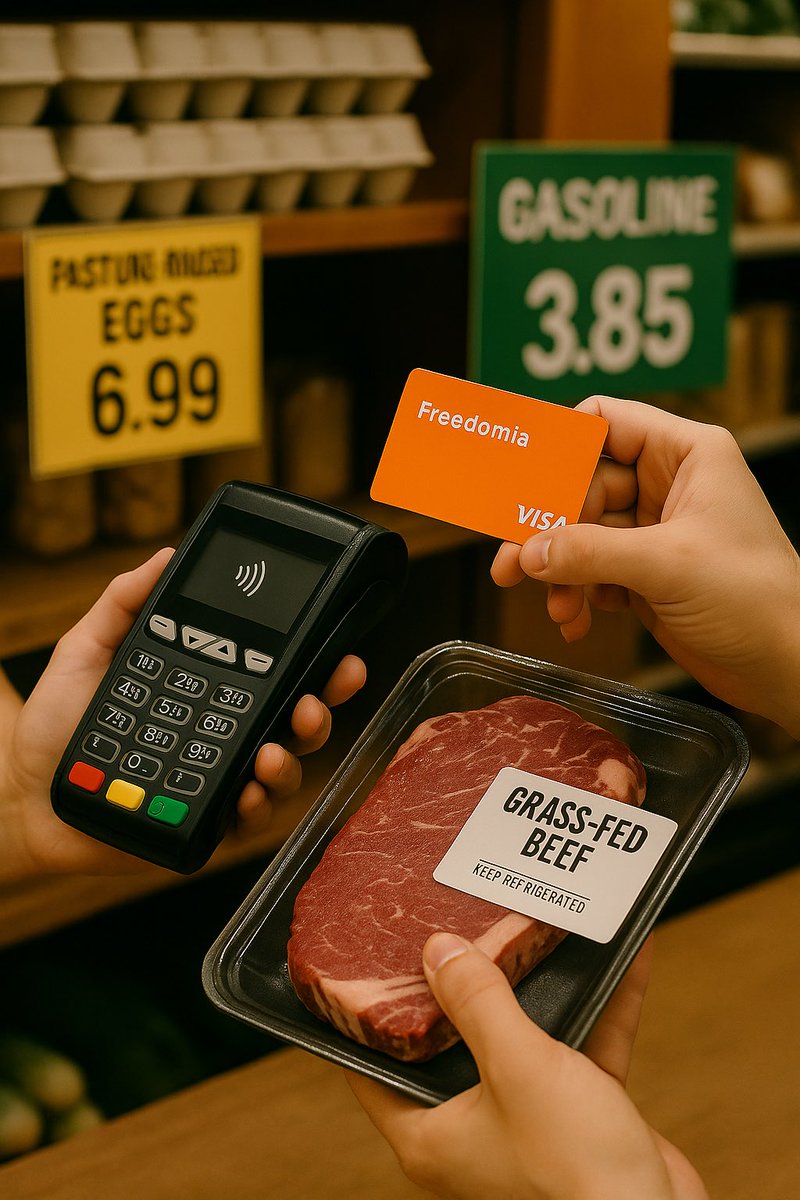 freedomiacard's tweet image. The government thinks you “pollute too much”? 🌱😏

Pay anywhere VISA is accepted — without KYC, without tracking, without apologies.

Freedomia gives you real freedom to spend.