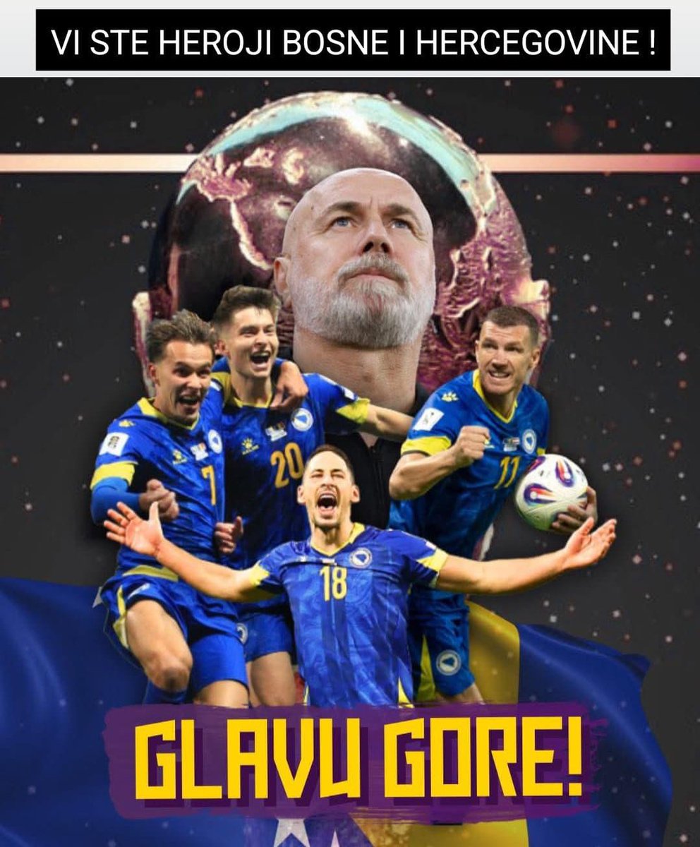 MujagicEldar's tweet photo. @FIFAWorldCup @aramco #Zmajevi #Bosnia #Bosna https://t.co/jQbdZzz0Ik