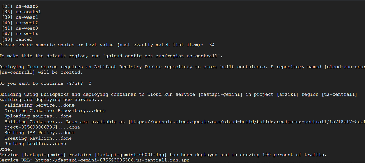 NShiaki's tweet photo. Day 23 #BuildwithCodematic

• Built a stronger system persona 
• Gemini 1.5 Pro handles text + visuals

• AI behavior refined
• Cloud Run setup 

Tips:
• Define system prompts early
• Pick models based on task
• Use least-privilege IAM

#BuildwithGoogle #BuildwithNunsi https://t.co/h82bHSOdk1